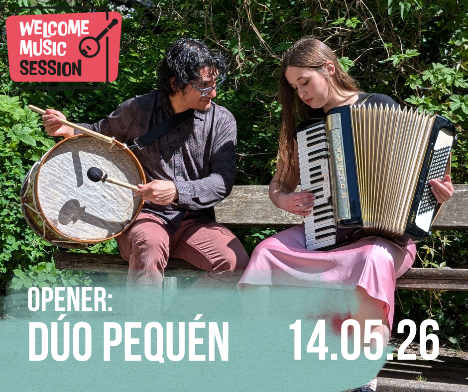 Die Welcome Music Session wird heute von Dúo Perquén eröffnet.